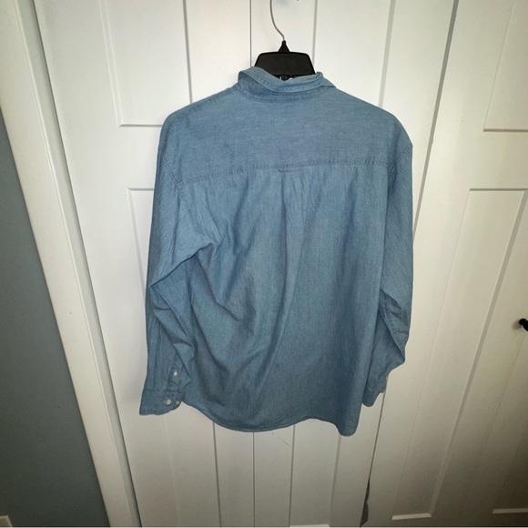 Vintage 1998 Warner Bros chambray shirt with Looney Tune Characters- medium - Picture 4 of 5